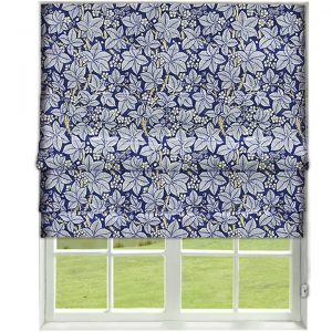 Morris Bramble Indigo/Mineral Roman Blind