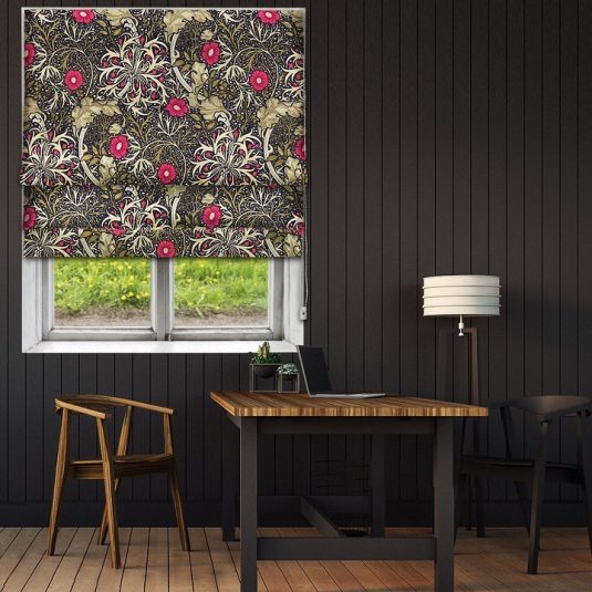 Morris Morris Seaweed Roman Blind