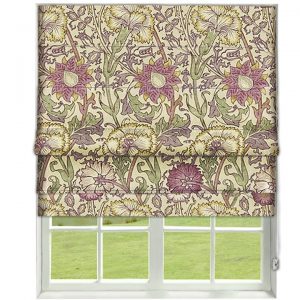 Morris Pink & Rose Roman Blind