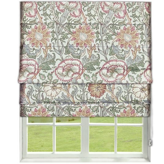 Morris Pink & Rose Roman Blind