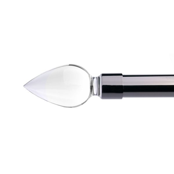 Oslo 28mm Finial Spear, Acrylic + Zinc Alloy