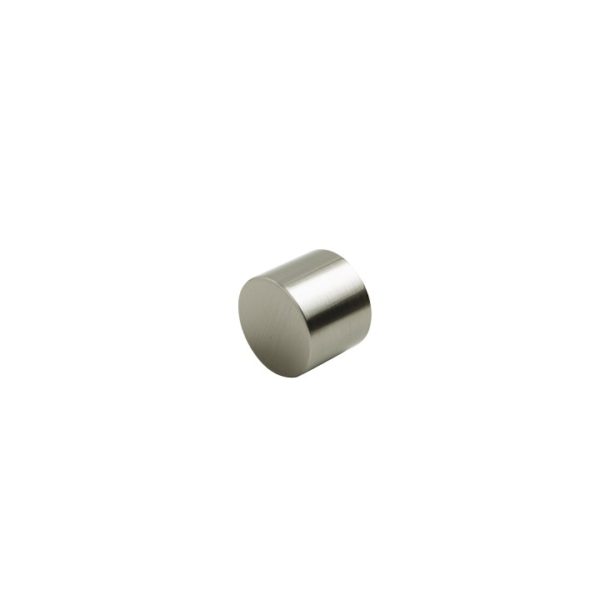 Balli Finial, Solid Brass, Satin Nickel, 2xDia.25mm