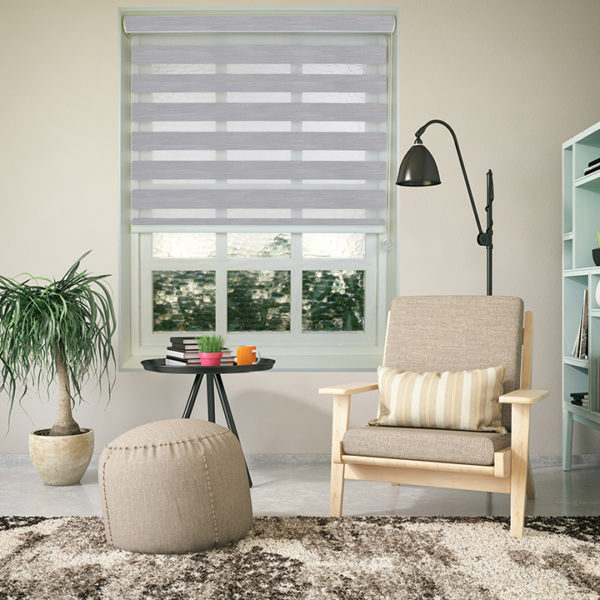 Elementi Metallic Silver Vision Blind