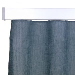 Alicante Fontana Smoky blue Wave curtain