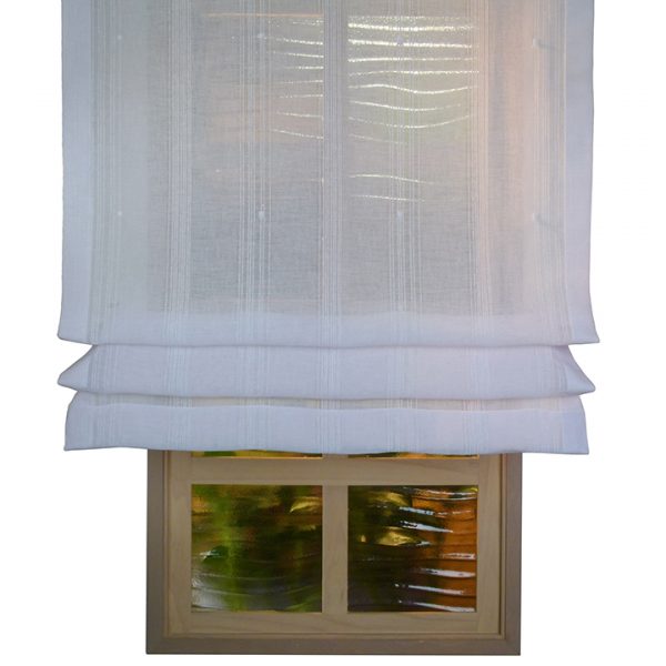 Edmund bell Endless White Sheer Roman Blind