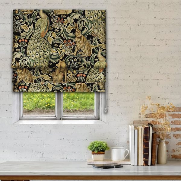 Morris Forest Roman Blind