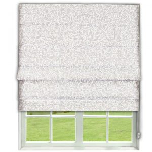 Morris Pure Acorn Dove Roman Blind