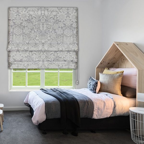 Morris Pure Sunflower Roman Blind