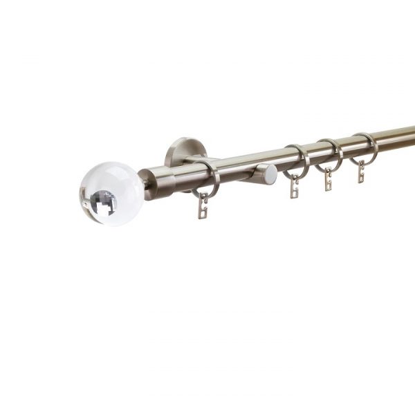 Oslo 20 mm Ball Brass Poles Set Double Bracket