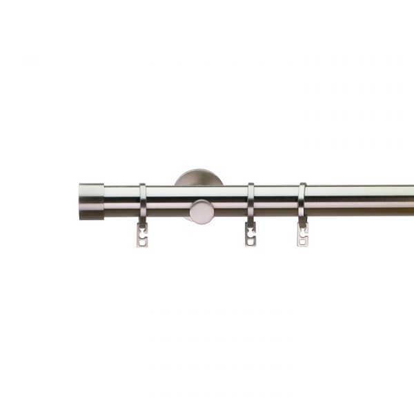 Oslo 28 mm Steel Simplicity Curtain Poles