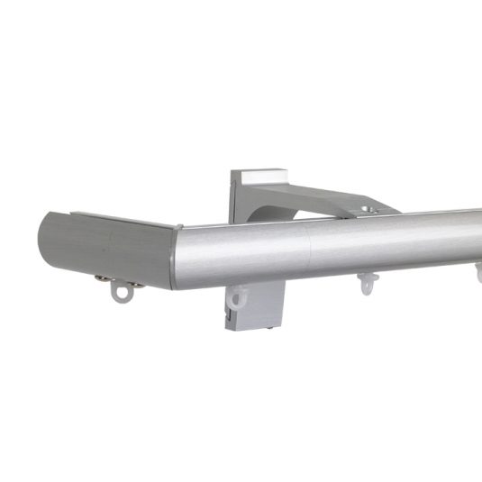 Helsinki M51 28 mm Aluminum Pole Set Single Bracket for 6 cm Wave Curtains Natural Patent no: 202015107126.4