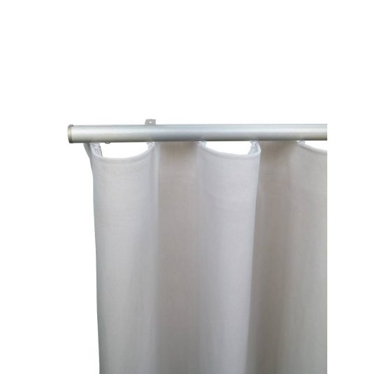 Helsinki M51 28 mm Aluminum Pole Set Ceiling Bracket for 6 cm Wave Curtains Natural Patent no: 202015107126.4