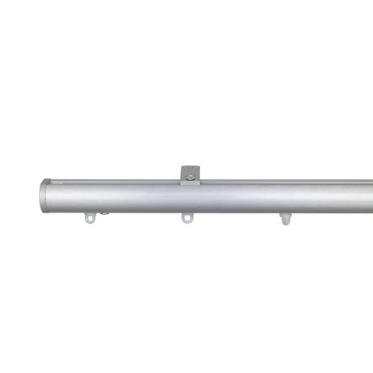 Helsinki M51 28 mm Aluminum Pole Set Ceiling Bracket for 6 cm Wave Curtains Natural Patent no: 202015107126.4