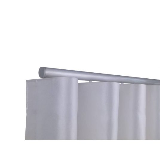 Helsinki M51 28 mm Aluminum Pole Set Single Bracket for 6 cm Wave Curtains Natural Patent no: 202015107126.4