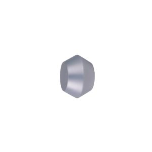 Verona M81 28 mm Aluminum Poles for Wave Curtains Finial Geometric