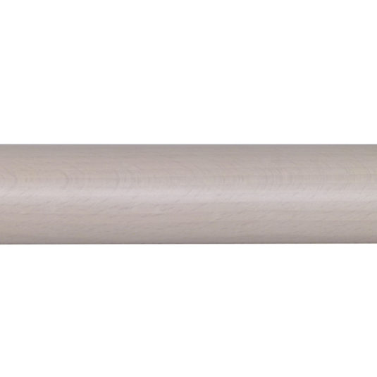 Provence M52 35 mm Wood Poles for Wave Curtains Ivory